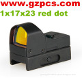 GZ2-0084 1x17x23 mini red dot scope red dot reflex sight